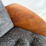 Pair of Plycraft Chairs - New Grey Upholstery