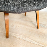 Pair of Plycraft Chairs - New Grey Upholstery