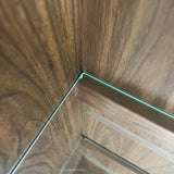 Mid Century Walnut Curio Cabinet