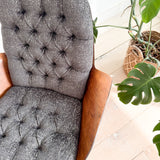 Pair of Plycraft Chairs - New Grey Upholstery