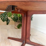 Danish Teak Dining Table by Falster - 2 Leaves