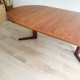 Danish Teak Dining Table by Falster - 2 Leaves