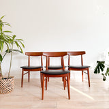 Set of 4 Henning Kjaernulf Dining Chairs