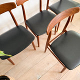 Set of 4 Henning Kjaernulf Dining Chairs