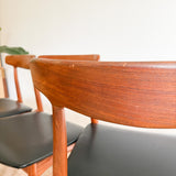 Set of 4 Henning Kjaernulf Dining Chairs