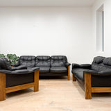 Vintage Scandinavian Style Sofa Loveseat + Chair Set
