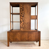 Rare United Tiki 2 Part Room Divider