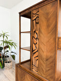 Rare United Tiki 2 Part Room Divider