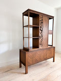Rare United Tiki 2 Part Room Divider