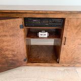 Vintage Console w/ Turntable + Speakers