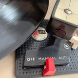 Vintage Console w/ Turntable + Speakers