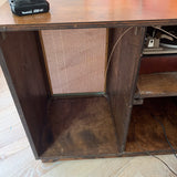 Vintage Console w/ Turntable + Speakers