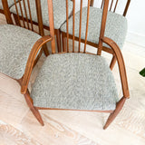 Set of 6 Broyhill Sculptra Dining Chairs - New Upholstery