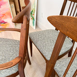 Set of 6 Broyhill Sculptra Dining Chairs - New Upholstery