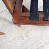 Pair of Lounge Chairs - New Blue Upholstery