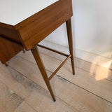 Mid Century White Formica Top Desk