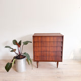 Louvered Front Highboy Dresser