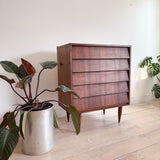 Louvered Front Highboy Dresser