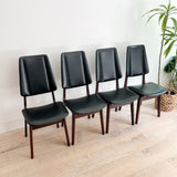 Set of 4 Rosewood Dining Chairs