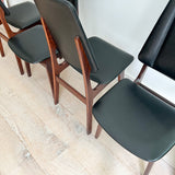 Set of 4 Rosewood Dining Chairs