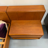 Nordisk Andels-Eksport Queen Bed w/ Nightstands