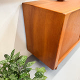 BERNARD PEDERSEN Teak Tambour Credenza