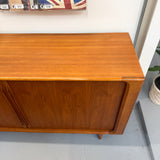 BERNARD PEDERSEN Teak Tambour Credenza