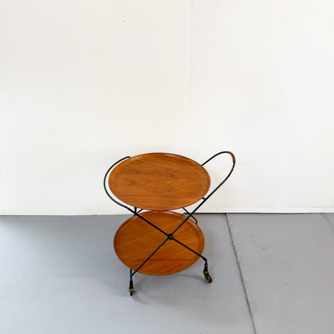 Mid Century Swedish Tea Cart