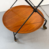 Mid Century Swedish Tea Cart