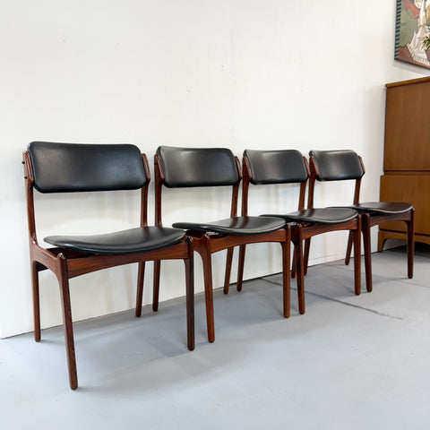 lb Kofod Larson Rosewood Dining Chairs Set of 4