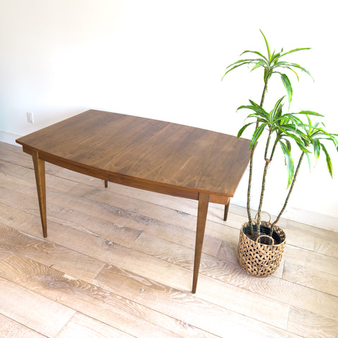 Mid Century Walnut Dining Table w/ 2 Leaves