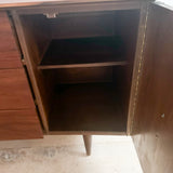 Mid Century Walnut Buffet/Media Cabinet