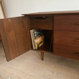 Mid Century Walnut Buffet/Media Cabinet