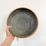 Large Speckled Stoneware Bowl in Stone