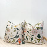 Pair of 22" Anthro multi floral print