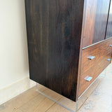 Rosewood Armoire with Lucite Base