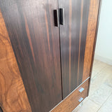 Rosewood Armoire with Lucite Base
