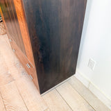 Rosewood Armoire with Lucite Base