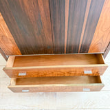 Rosewood Armoire with Lucite Base