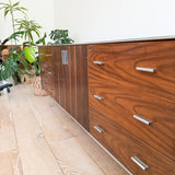 Rosewood Low Dresser with Lucite Base