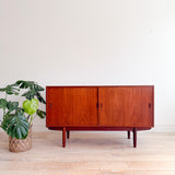 Danish Teak Buffet w/ Sliding Doors