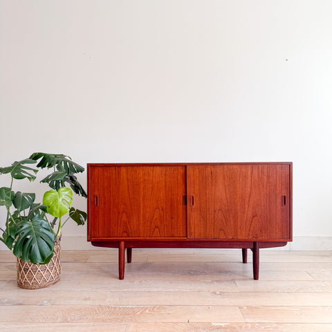 Danish Teak Buffet w/ Sliding Doors