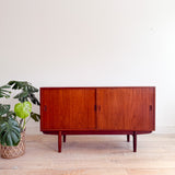 Danish Teak Buffet w/ Sliding Doors