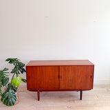 Danish Teak Buffet w/ Sliding Doors