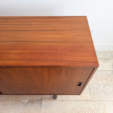 Danish Teak Buffet w/ Sliding Doors