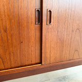 Danish Teak Buffet w/ Sliding Doors