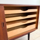 Danish Teak Buffet w/ Sliding Doors
