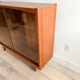Danish Teak Small Curio Cabinet
