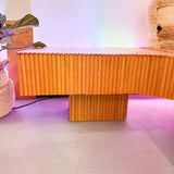 Handmade Oak Queen Size Bed w/ Nightstands