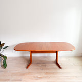 Danish Teak Dining Table w/ Butterfly Leaf